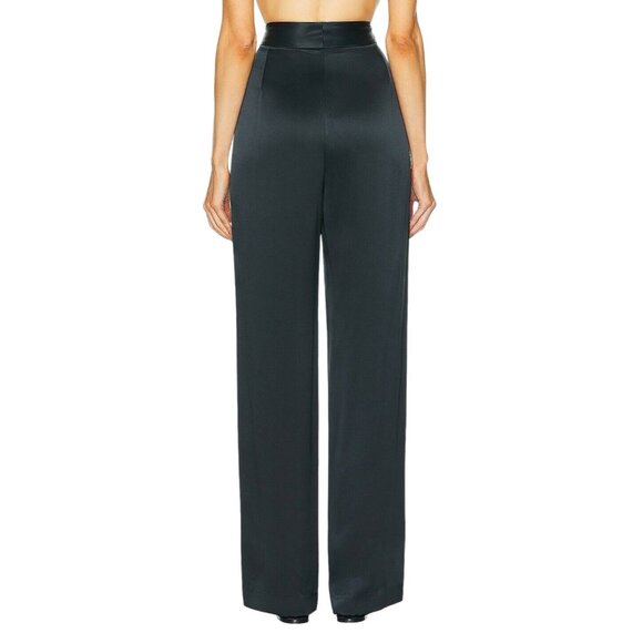 The Sei Wide Leg Trousers in Ink 2 New Womens Silk Pants - Picture 2 of 13
